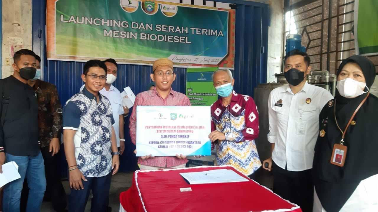 Gen Oil Bersama Pemkab Pangkep Launchin Mesin Biodisel